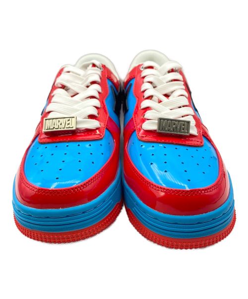 BAPESTA（ベイプスタ）BAPESTA (ベイプスタ) MARVEL (マーベル) SPIDER-MAN BAPE STA レッド×ブルー サイズ:26.5cm (US8.5)の古着・服飾アイテム