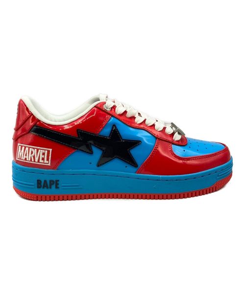 BAPESTA（ベイプスタ）BAPESTA (ベイプスタ) MARVEL (マーベル) SPIDER-MAN BAPE STA レッド×ブルー サイズ:26.5cm (US8.5)の古着・服飾アイテム