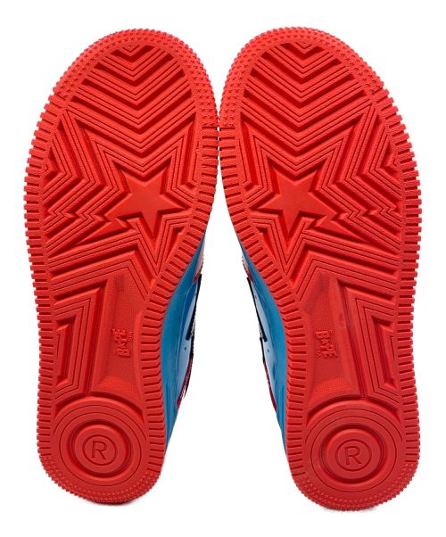 BAPESTA（ベイプスタ）BAPESTA (ベイプスタ) MARVEL (マーベル) SPIDER-MAN BAPE STA レッド×ブルー サイズ:26.5cm (US8.5)の古着・服飾アイテム