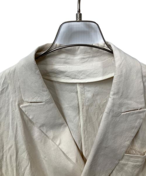 NOLLEY'S sophi（ノーリーズソフィー）NOLLEY'S sophi (ノーリーズソフィー) リネン混ジャケット アイボリー サイズ:36の古着・服飾アイテム