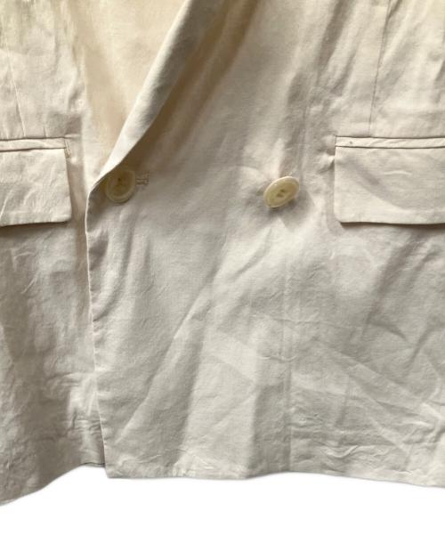 NOLLEY'S sophi（ノーリーズソフィー）NOLLEY'S sophi (ノーリーズソフィー) リネン混ジャケット アイボリー サイズ:36の古着・服飾アイテム