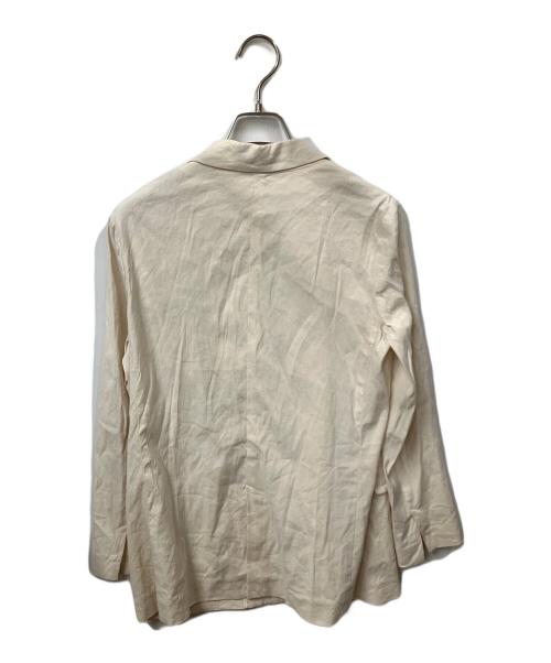 NOLLEY'S sophi（ノーリーズソフィー）NOLLEY'S sophi (ノーリーズソフィー) リネン混ジャケット アイボリー サイズ:36の古着・服飾アイテム