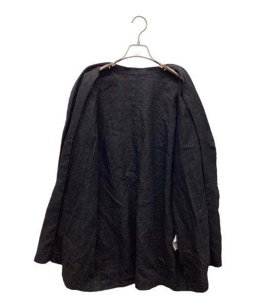 かぐれ（カグレ）かぐれ (カグレ) リネンテーラードジャケット ブラック サイズ:Freeの古着・服飾アイテム