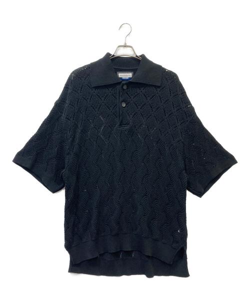 MAISON SPECIAL（メゾンスペシャル）MAISON SPECIAL (メゾンスペシャル) ポロシャツニット ブラック サイズ:SIZE 1の古着・服飾アイテム
