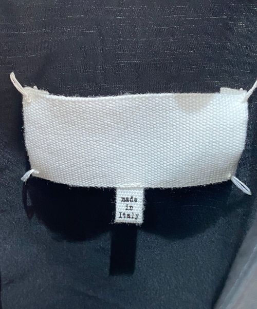 Maison Margiela（メゾンマルジェラ）Maison Margiela (メゾンマルジェラ) POPLIN RANDOM PLEATS DECORTICE DRESS ブラック サイズ:38の古着・服飾アイテム