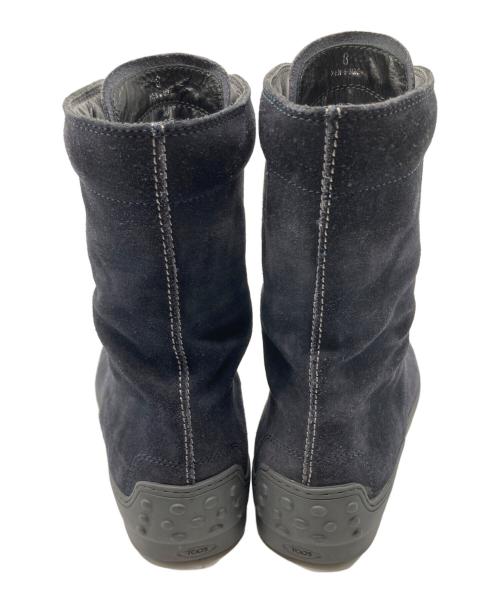 TOD'S（トッズ）TOD'S (トッズ) スウェードブーツ ネイビー サイズ:8の古着・服飾アイテム