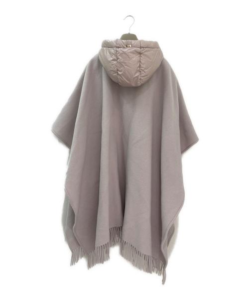 HERNO（ヘルノ）HERNO (ヘルノ) ダウンフーデットケープコート ベージュ サイズ:42の古着・服飾アイテム