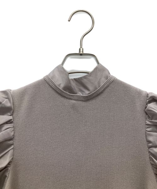 Snidel（スナイデル）Snidel (スナイデル) スリーブボリュームフレアニット ラベンダー サイズ:SIZE　FREEの古着・服飾アイテム