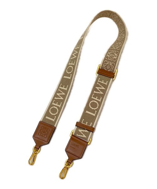 LOEWE（ロエベ）LOEWE (ロエベ) アナグラム ループストラップ ベージュの古着・服飾アイテム
