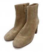 TORY BURCHトリーバーチ）の古着「サイドジップブーツ/スエードブーツ」｜ベージュ