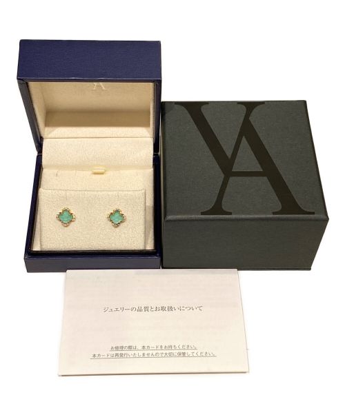 VENDOME AOYAMA（ヴァンドーム アオヤマ）VENDOME AOYAMA (ヴァンドーム アオヤマ) ターコイズフラワーピアスの古着・服飾アイテム