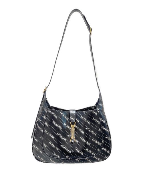 GUCCI（グッチ）GUCCI (グッチ) BALENCIAGA (バレンシアガ) ジャッキー1961 ショルダーバッグ ブラック サイズ:ミディアムの古着・服飾アイテム