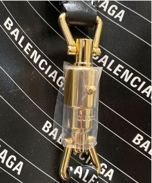GUCCI（グッチ）GUCCI (グッチ) BALENCIAGA (バレンシアガ) ジャッキー1961 ショルダーバッグ ブラック サイズ:ミディアムの古着・服飾アイテム