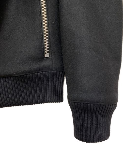 DIOR HOMME（ディオール オム）DIOR HOMME (ディオール オム) メルトンブルゾン ブラック サイズ:44の古着・服飾アイテム