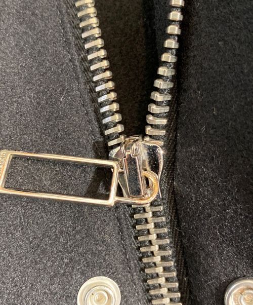 DIOR HOMME（ディオール オム）DIOR HOMME (ディオール オム) メルトンブルゾン ブラック サイズ:44の古着・服飾アイテム