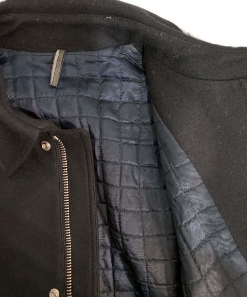 DIOR HOMME（ディオール オム）DIOR HOMME (ディオール オム) メルトンブルゾン ブラック サイズ:44の古着・服飾アイテム