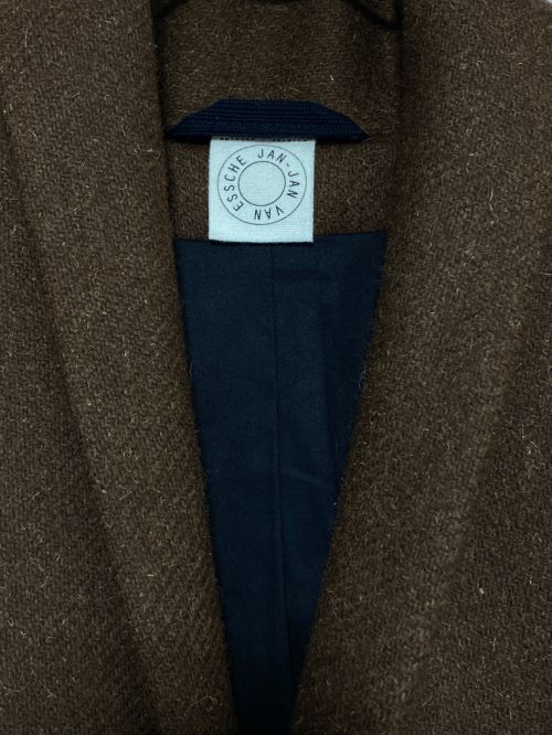 JAN JAN VAN ESSCHE（ヤンヤンバンエシュ）JAN JAN VAN ESSCHE (ヤンヤンバンエシュ) COAT#24 TOBACCO LODEN ブラウン サイズ:Sの古着・服飾アイテム