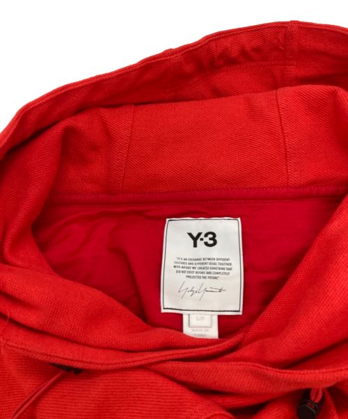 Y-3（ワイスリー）Y-3 (ワイスリー) クラシックヘビーピケパーカー レッド サイズ:Sの古着・服飾アイテム
