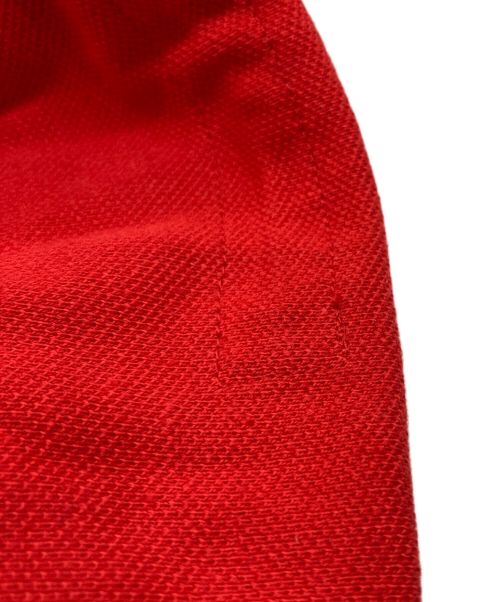 Y-3（ワイスリー）Y-3 (ワイスリー) クラシックヘビーピケパーカー レッド サイズ:Sの古着・服飾アイテム