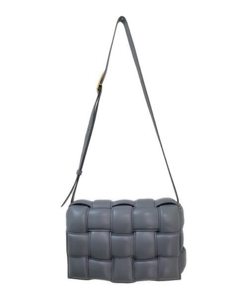 BOTTEGA VENETA（ボッテガベネタ）BOTTEGA VENETA (ボッテガベネタ) マキシイントレチャート パテッド カセット グレー サイズ:クラシックの古着・服飾アイテム