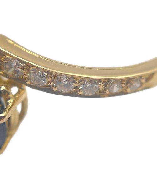 Cartier（カルティエ）Cartier (カルティエ) 2Pサファイヤダイヤリング サイズ:13号の古着・服飾アイテム