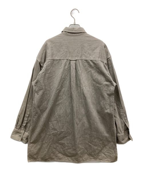 YANUK（ヤヌーク）YANUK (ヤヌーク) ワークシャツ グレー サイズ:SIZE Fの古着・服飾アイテム