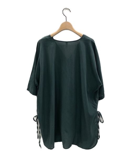 08sircus（ゼロエイトサーカス）08sircus (ゼロエイトサーカス) Vネックチュニック グリーン サイズ:1の古着・服飾アイテム