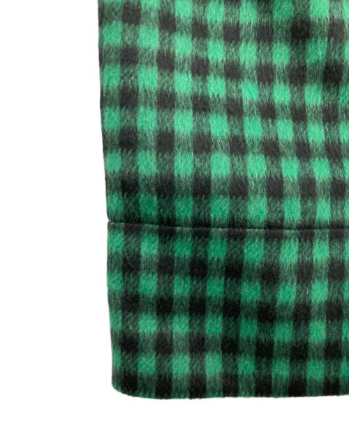 N°21（ヌメロヴェントゥーノ）N°21 (ヌメロヴェントゥーノ) ブロックチェックロングスカート グリーン サイズ:10の古着・服飾アイテム