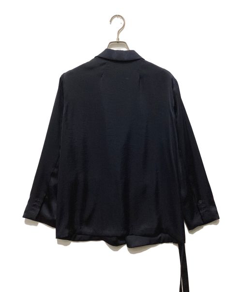 theory（セオリー）theory (セオリー) サテンテーラードジャケット ネイビー サイズ:4の古着・服飾アイテム