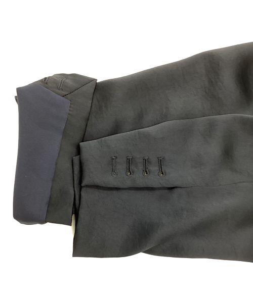 theory（セオリー）theory (セオリー) サテンテーラードジャケット ネイビー サイズ:4の古着・服飾アイテム