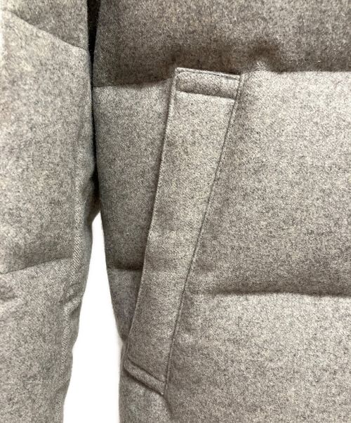 HERMES（エルメス）HERMES (エルメス) カシミヤ/ダウンジャケット グレー サイズ:46の古着・服飾アイテム