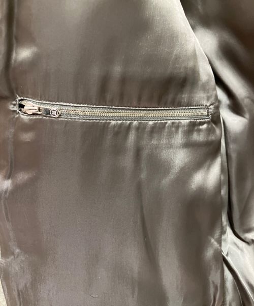 HERMES（エルメス）HERMES (エルメス) カシミヤ/ダウンジャケット グレー サイズ:46の古着・服飾アイテム