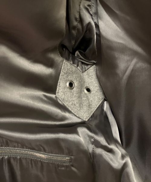 HERMES（エルメス）HERMES (エルメス) カシミヤ/ダウンジャケット グレー サイズ:46の古着・服飾アイテム