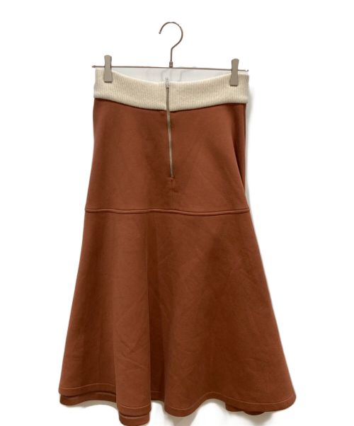 MARNI（マルニ）MARNI (マルニ) Aラインロングスカート ブラウン サイズ:38の古着・服飾アイテム