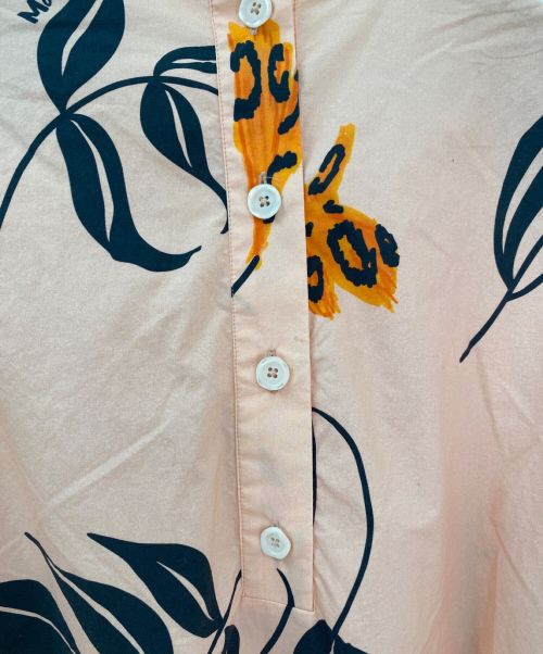 MARNI（マルニ）MARNI (マルニ) Floral Cotton Poplin Midi Dress ピンク サイズ:36の古着・服飾アイテム