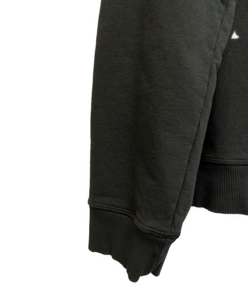 MM6 Maison Margiela（エムエムシックスメゾンマルジェラ）MM6 Maison Margiela (エムエムシックス メゾンマルジェラ) 切替クルーネックスウェット ブラック サイズ:Lの古着・服飾アイテム