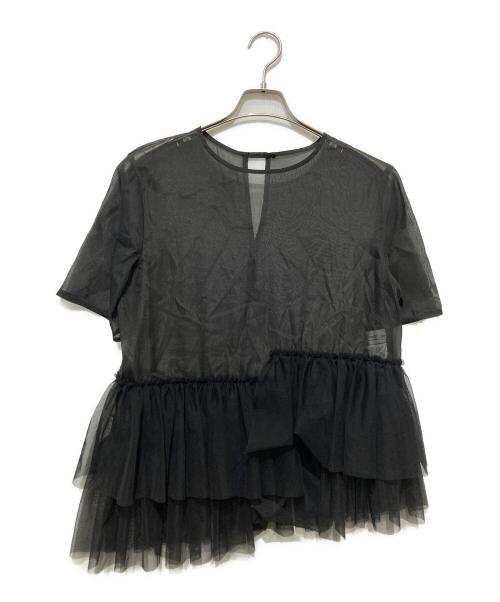 ARPEGE STORY（アルページュストーリー）Arpege story (アルページュストーリー) シアーブラウス ブラック サイズ:2の古着・服飾アイテム