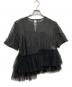 Arpege story（アルページュストーリー）の古着「シアーブラウス」｜ブラック