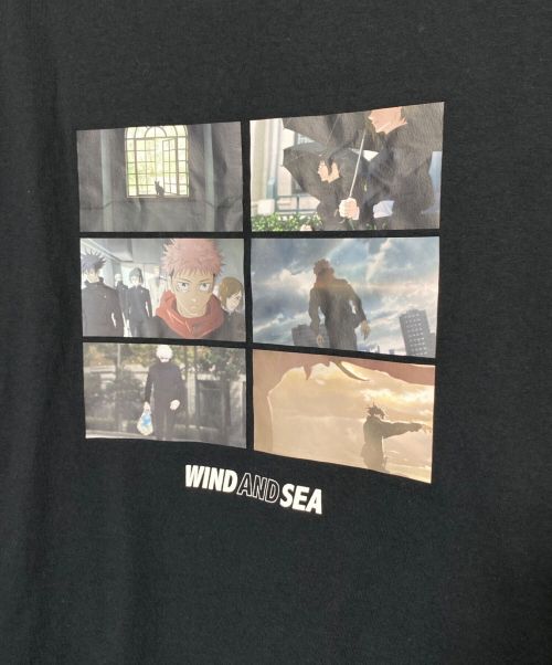 WIND AND SEA（ウィンダンシー）WIND AND SEA (ウィンダンシー) 呪術廻戦 (ジュジュツカイセン) ロングスリーブTシャツ ブラック サイズ:SIZE XLの古着・服飾アイテム