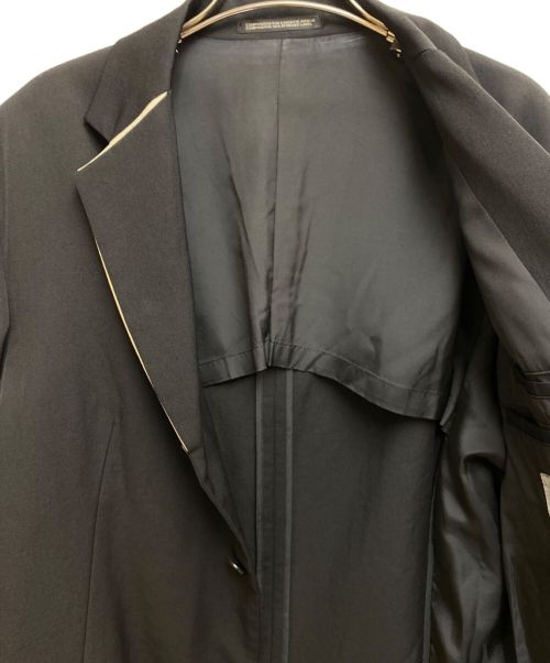 Yohji Yamamoto pour homme（ヨウジヤマモト プールオム）Yohji Yamamoto pour homme (ヨウジヤマモト プールオム) 2重襟ジャケット ブラック サイズ:3の古着・服飾アイテム