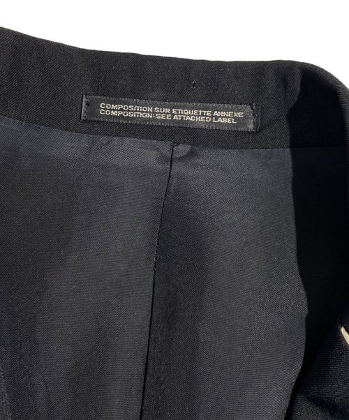 Yohji Yamamoto pour homme（ヨウジヤマモト プールオム）Yohji Yamamoto pour homme (ヨウジヤマモト プールオム) 2重襟ジャケット ブラック サイズ:3の古着・服飾アイテム