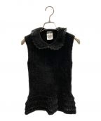 CHANELシャネル）の古着「Sleeveless Knit」｜ブラック