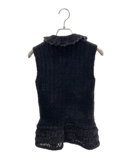 CHANEL（シャネル）CHANEL (シャネル) Sleeveless Knit ブラック サイズ:38の古着・服飾アイテム