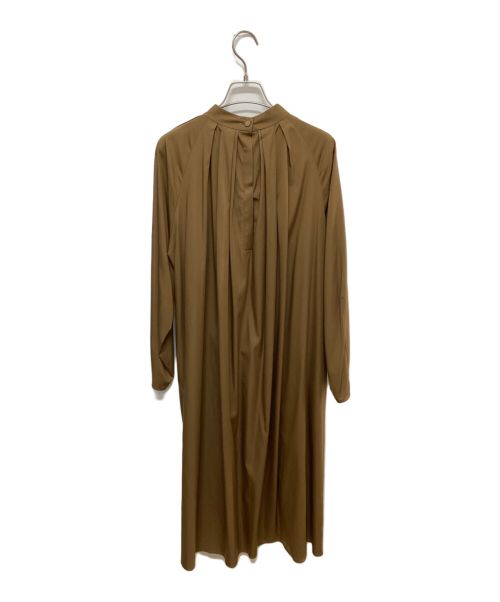 ADORE（アドーア）ADORE (アドーア) タスランストレッチワンピース ブラウン サイズ:36の古着・服飾アイテム