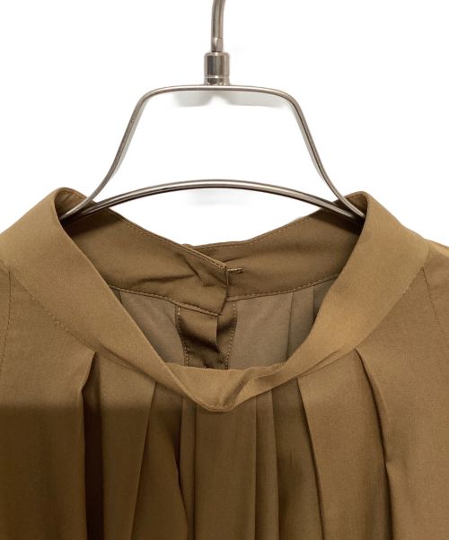 ADORE（アドーア）ADORE (アドーア) タスランストレッチワンピース ブラウン サイズ:36の古着・服飾アイテム