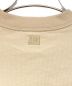 中古・古着 AMI Alexandre Mattiussi (アミ アレクサンドル マテュッシ) ハートロゴ刺繍Tシャツ ベージュ サイズ:XS 未使用品：15000円