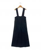 BALLSEYボールジィ）の古着「リネンコットンムーブ サロペット」｜ブラック