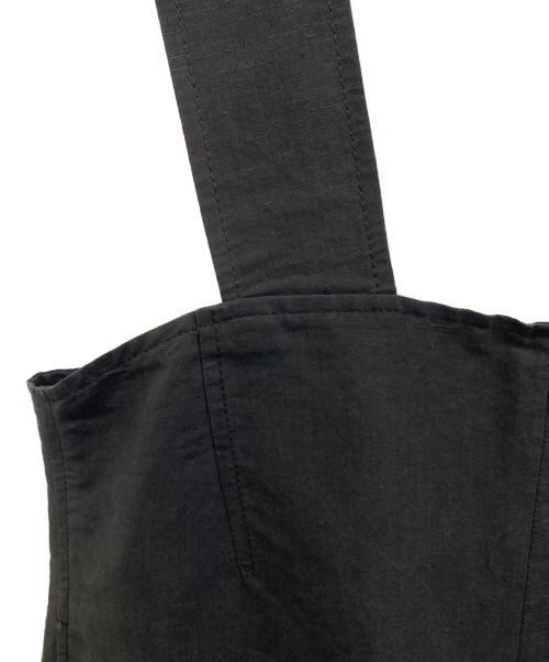 BALLSEY（ボールジィ）BALLSEY (ボールジィ) リネンコットンムーブ サロペット ブラック サイズ:34の古着・服飾アイテム