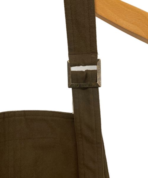 Uhr（ウーア）Uhr (ウーア) Fake Suede Dress ブラウン サイズ:36の古着・服飾アイテム