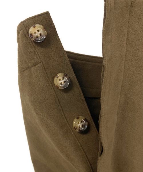 Uhr（ウーア）Uhr (ウーア) Fake Suede Dress ブラウン サイズ:36の古着・服飾アイテム